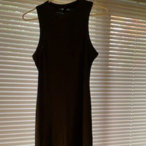 SKIMS Sleeveless Cotton Rib Tank Dress, Size L NWOT